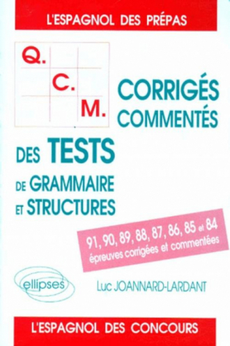 QCM grammaire et structures 1984-1991