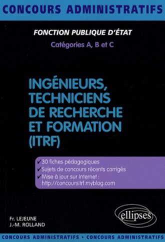 Ingénieurs, techniciens de recherche et formation (ITRF)