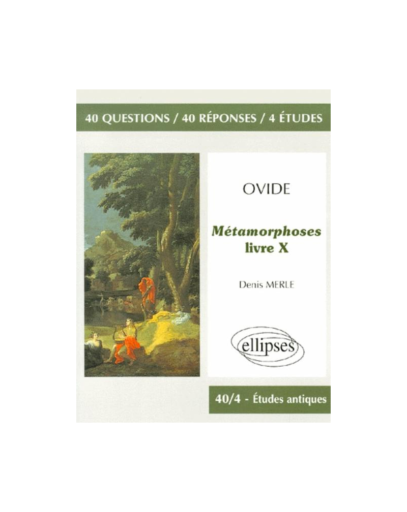 Ovide, Métamorphoses (Livre X)
