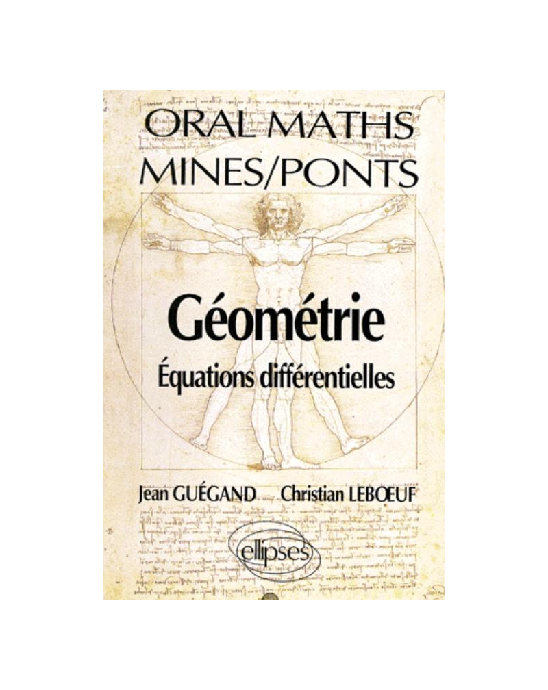 Mathématiques Mines/Ponts - Géométrie - Équations différentielles