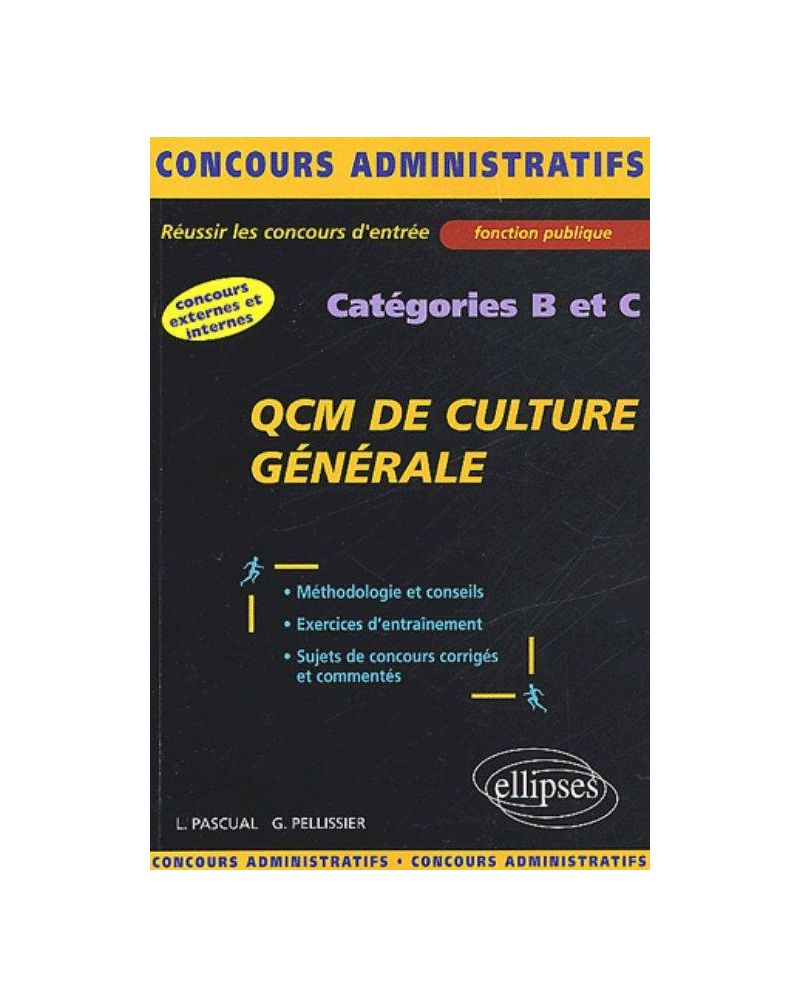 QCM de culture générale - catégories B et C
