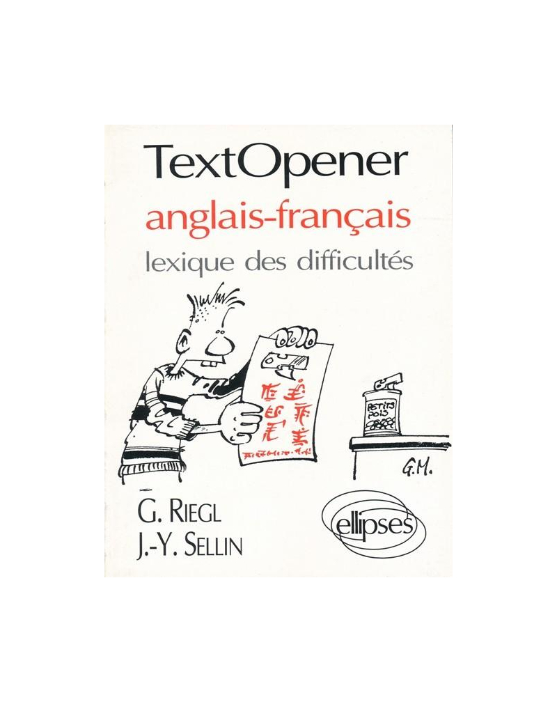 TextOpener - Lexique des difficultés (anglais-français)