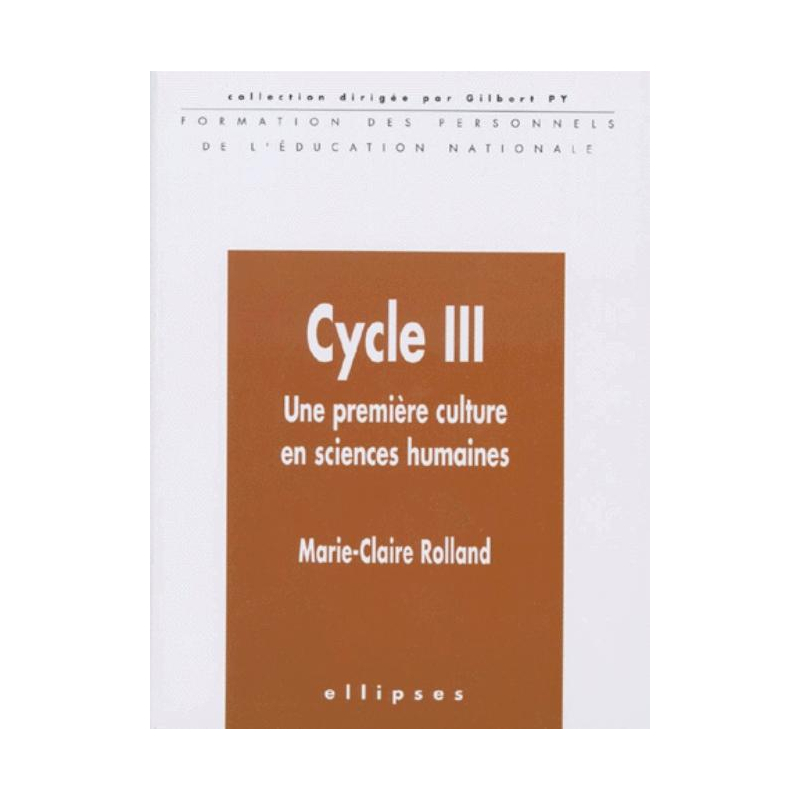 FPE CYC.III PREM.CULT.SCI.HUM.