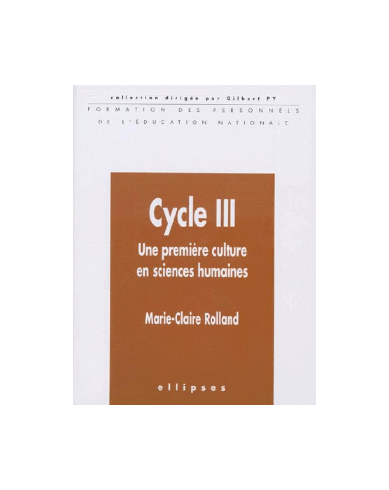 FPE CYC.III PREM.CULT.SCI.HUM.