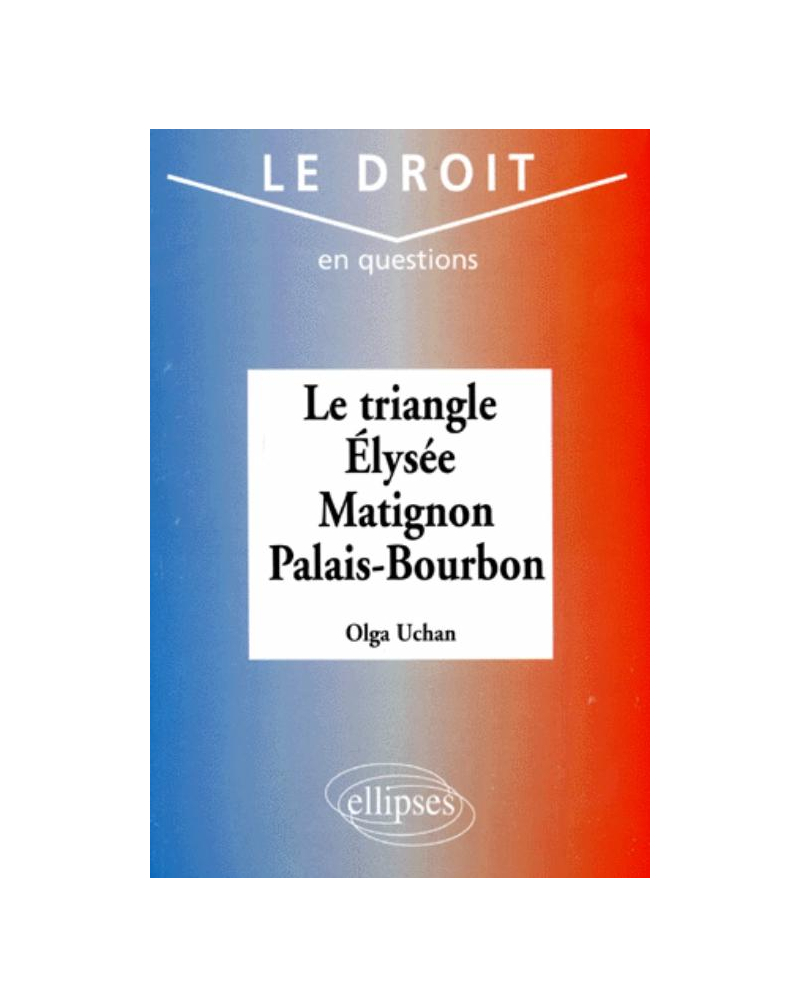 Le triangle : Elysée - Matignon - Palais Bourbon