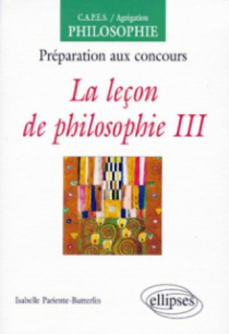 La leçon de philosophie, III