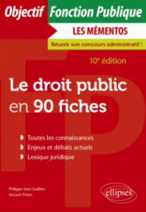 Le droit public en 90 fiches - 10e édition