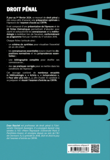 Droit pénal - CRFPA 2024 - 2e édition