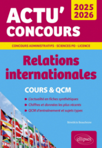Relations internationales 2025-2026 - Cours et QCM - édition 2025-2026