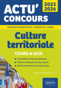 Culture territoriale 2025-2026 - Cours et QCM - édition 2025-2026