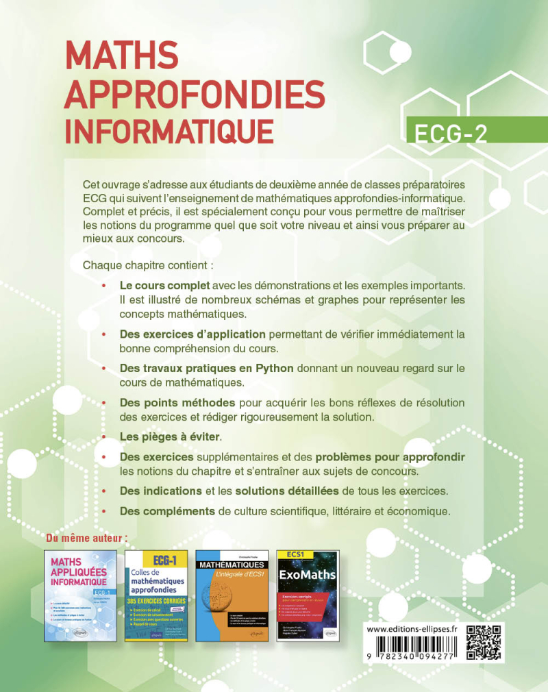 Maths approfondies Info ECG2 Cours détaillé, méthodes et — free download