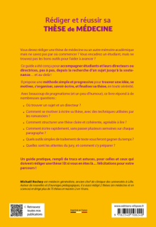 Rédiger et réussir sa thèse de médecine - De l’idée floue à la soutenance claire : s’organiser, se motiver et écrire sa thèse