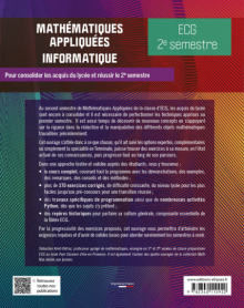 Mathématiques appliquées, informatique - ECG 2e semestre - Pour consolider les acquis du lycée et réussir le 2e semestre
