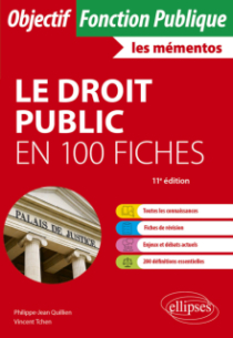 Le droit public en 100 fiches - 11e édition