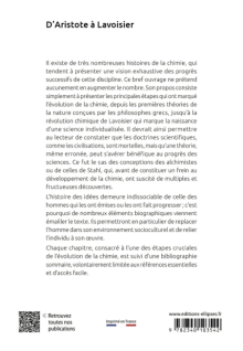 D'Aristote à Lavoisier - Les étapes de la naissance d'une science