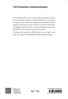 100 friandises mathématiques