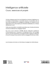 Intelligence artificielle - Cours, exercices et projets - 2e édition