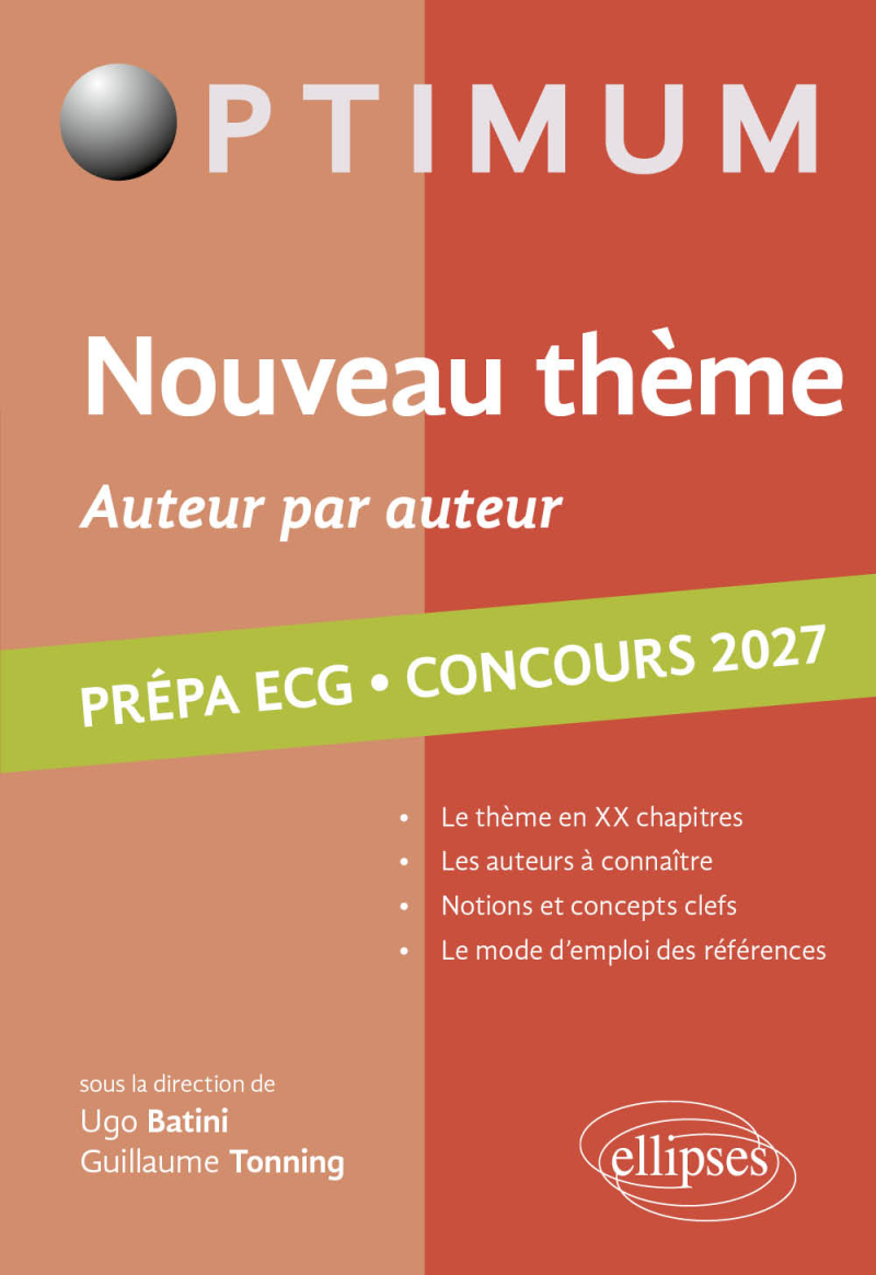 Auteur par auteur. Littérature, Philosophie, Culture générale. Prépa ECG. Concours 2027. - édition 2027