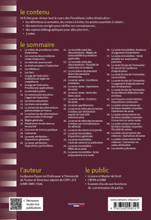 Fiches de Droit des procédures civiles d'exécution - 2e édition
