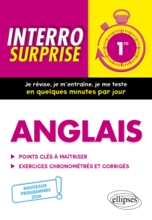 Anglais Interro Surprise 1re - Nouvelle édition conforme aux programmes 2026
