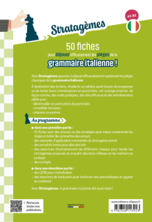 50 fiches pour déjouer efficacement les pièges de la grammaire italienne !  [A2-B2] - Idéal pour des révisions ciblées et acquérir les bons réflexes