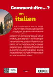 Le vocabulaire indispensable en italien - A1-A2