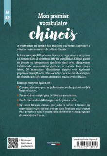 Mon premier vocabulaire chinois - A1-A2