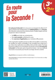 En route pour la Seconde ! Spécial révisions français et mathématiques