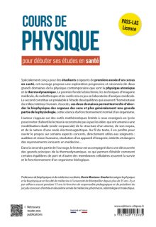 Cours de physique pour débuter ses études en santé