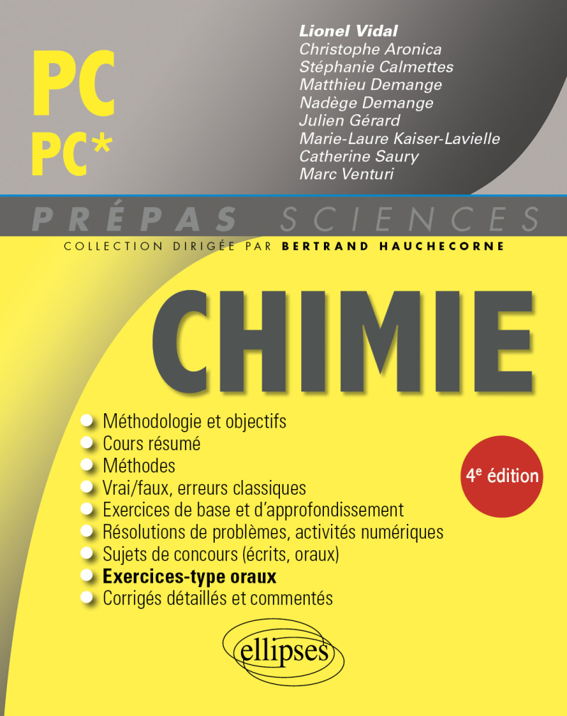 Chimie PC/PC* - 4e édition