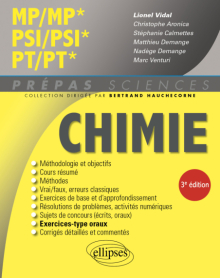 Chimie MP/MP* PSI/PSI* PT/PT* - 3e édition