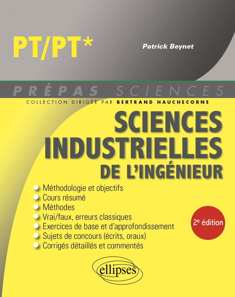Sciences industrielles de l'ingénieur PT/PT* - 2e édition
