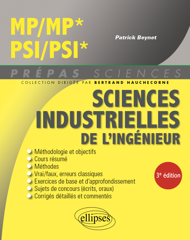 Sciences industrielles de l'ingénieur MP/MP* - PSI/PSI* - 3e édition