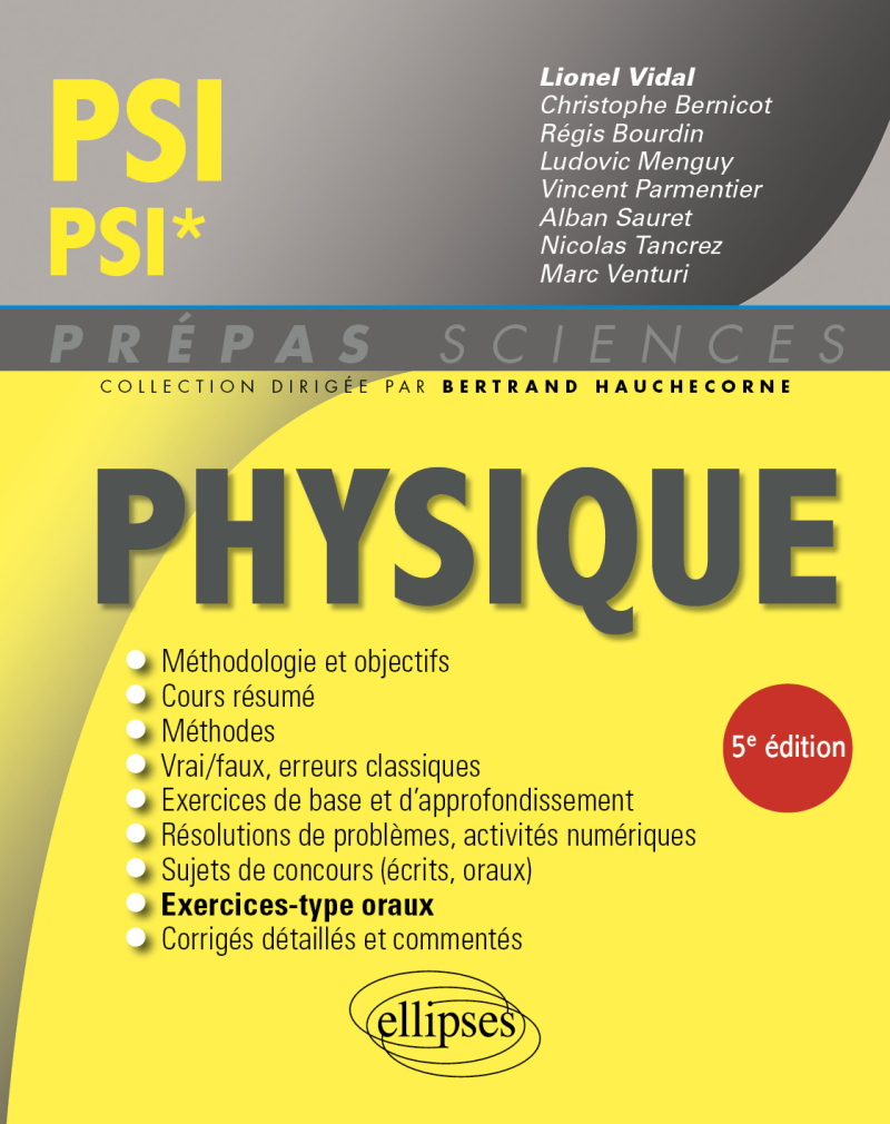 Physique PSI/PSI* - 5e édition
