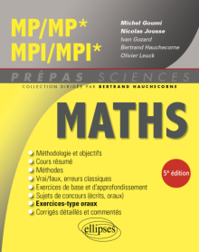 Mathématiques MP/MP* - MPI/MPI* - 5e édition
