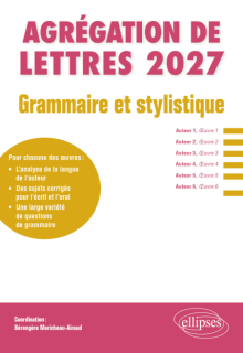 Grammaire et stylistique - Agrégation de Lettres 2027 - édition 2027