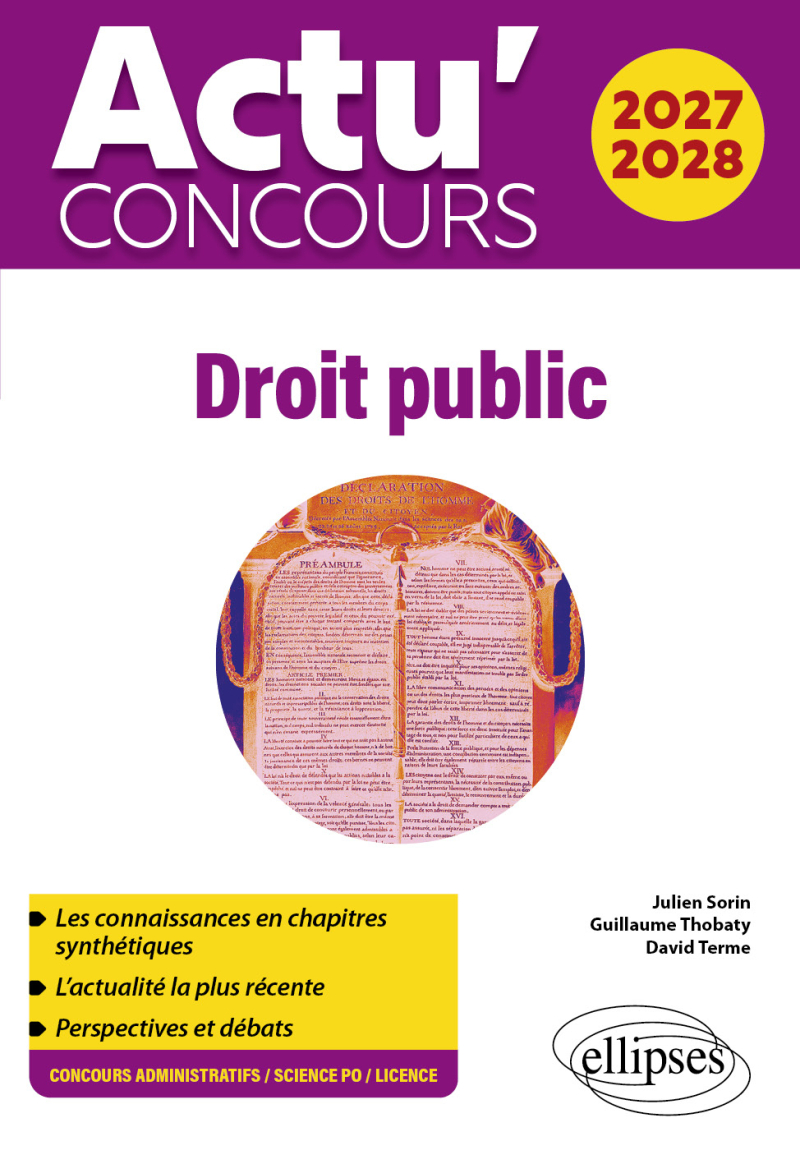Droit public - édition 2027-2028