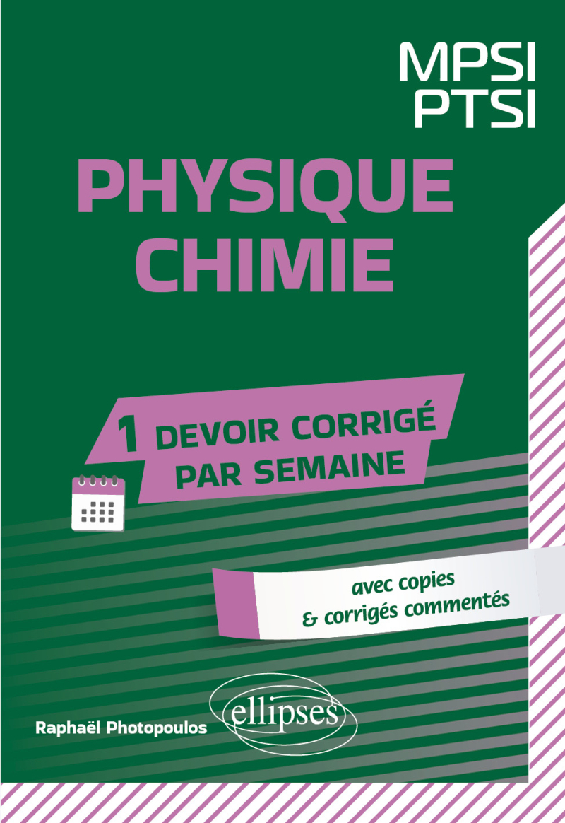 Physique-Chimie. MPSI/PTSI