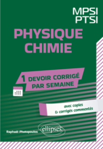 Physique-Chimie. MPSI/PTSI
