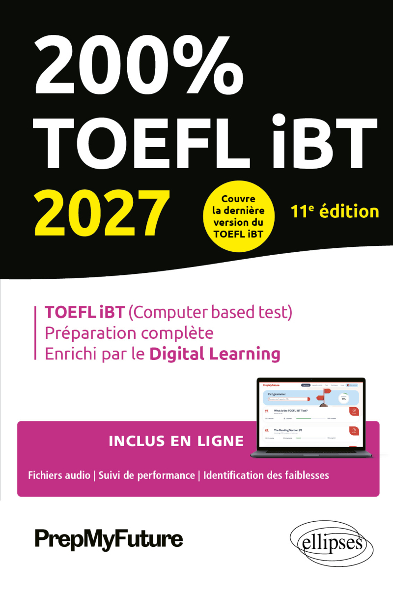 200% TOEFL iBT - 11e édition - édition 2027