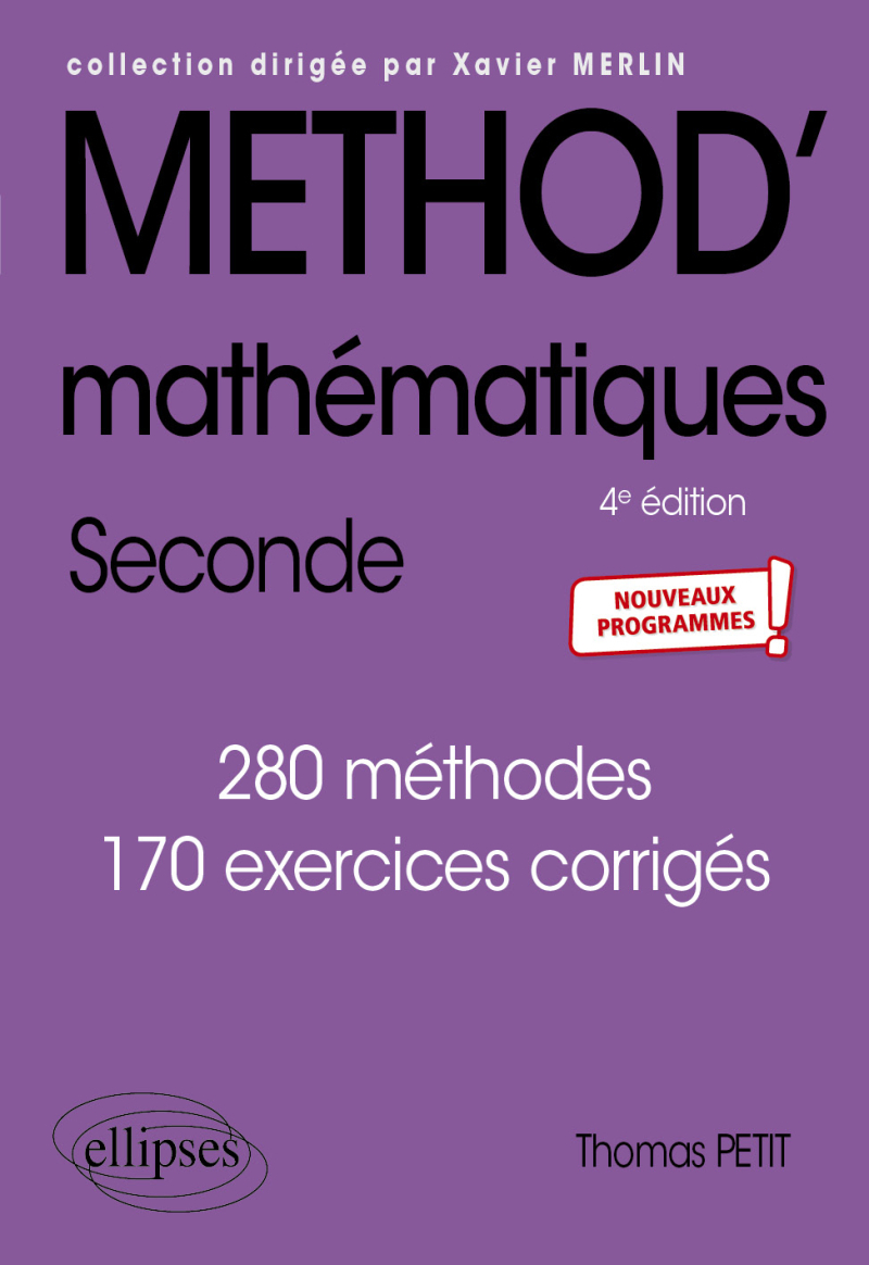 Mathématiques - 2de - 4e édition
