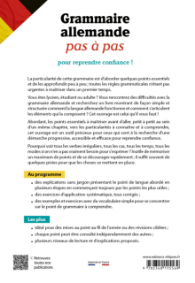 Grammaire allemande pas à pas pour reprendre confiance ! - à partir du niveau A2