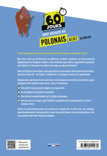 60 jours pour assurer en polonais – Je débute – A1-A2