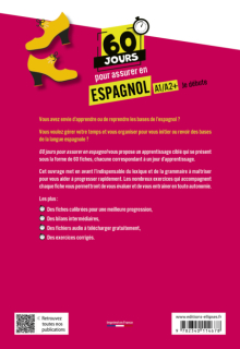 60 jours pour assurer en espagnol – Je débute – A1-A2+