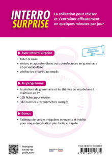 Anglais Interro Surprise 1re - Nouvelle édition conforme aux programmes 2026