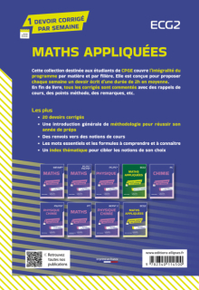 Maths appliquées. ECG2
