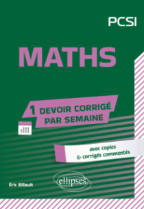 Maths. PCSI