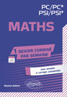 Maths. PC/PC*-PSI/PSI*