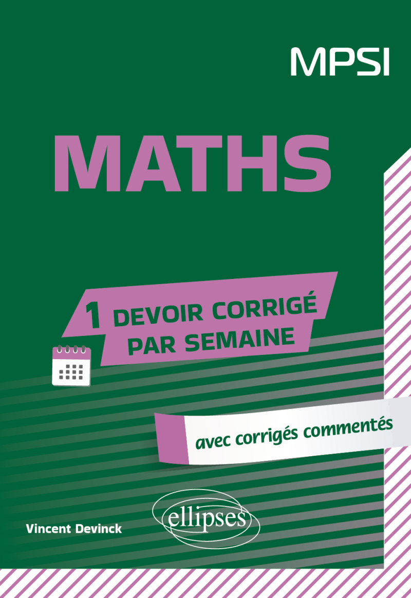 Maths. MPSI