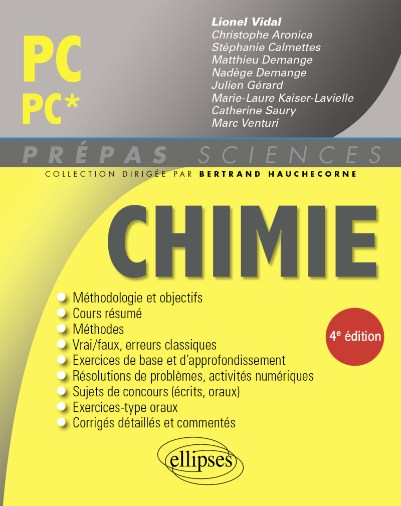 Chimie PC/PC* - 4e édition